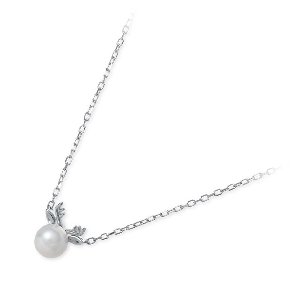 me. ホワイトゴールドネックレス