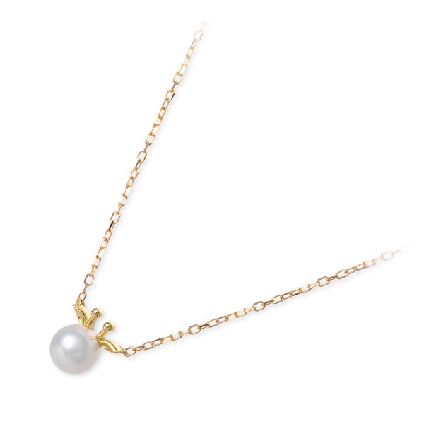 me. イエローゴールドネックレス