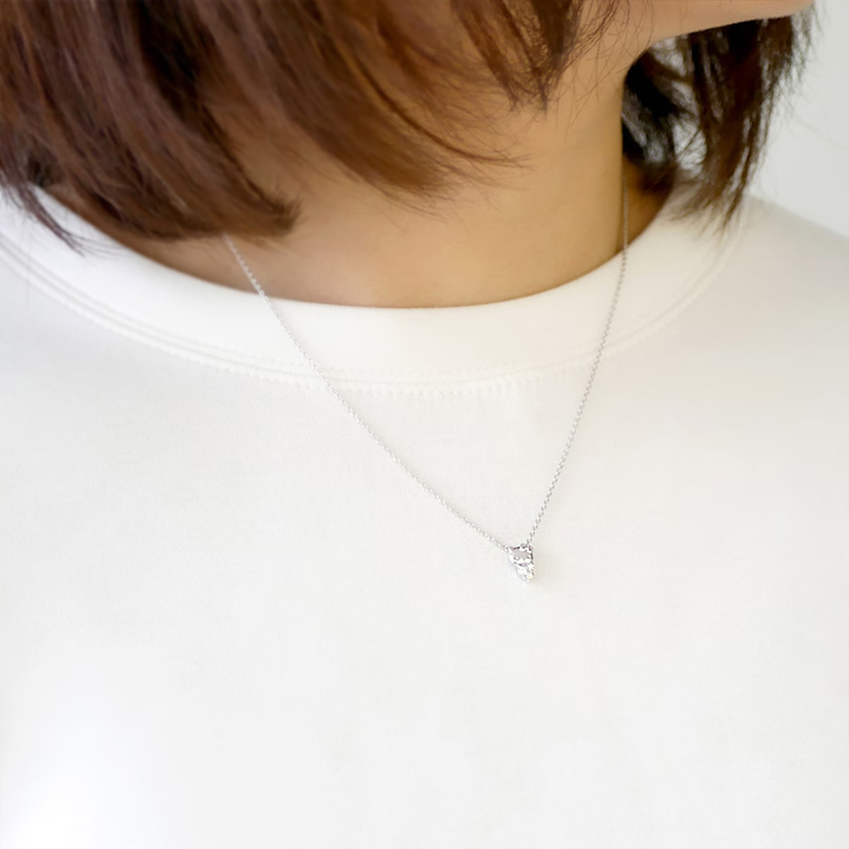 シルバーネックレス