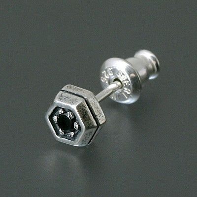 シルバースタッドピアス(片耳用)