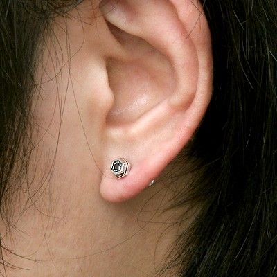 シルバースタッドピアス(片耳用)