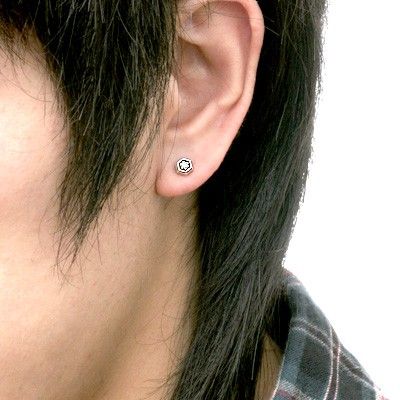 シルバースタッドピアス(片耳用)