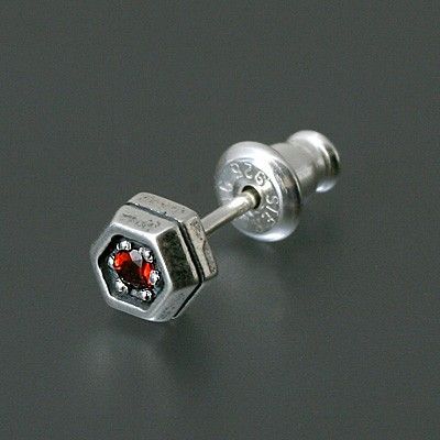 シルバースタッドピアス(片耳用)