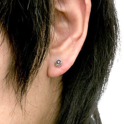 シルバースタッドピアス(片耳用)