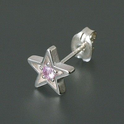 シルバースタッドピアス