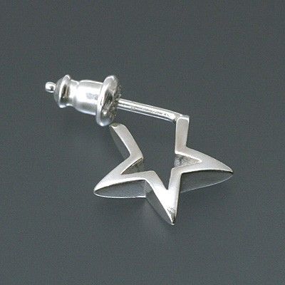 シルバースタッドピアス(片耳用)