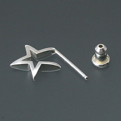 シルバースタッドピアス(片耳用)