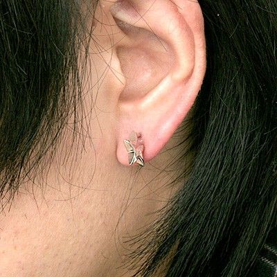 シルバースタッドピアス(片耳用)