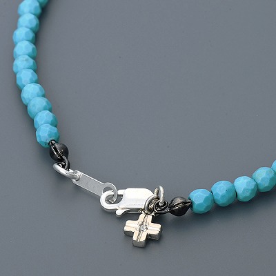 ビーズ・ストーンネックレス