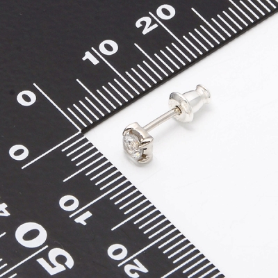 シルバーピアス(片耳用)