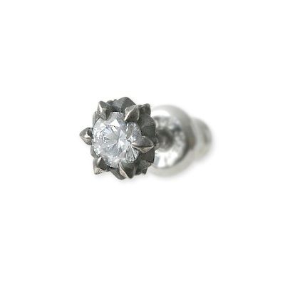 M'S COLLECTION シルバースタッドピアス