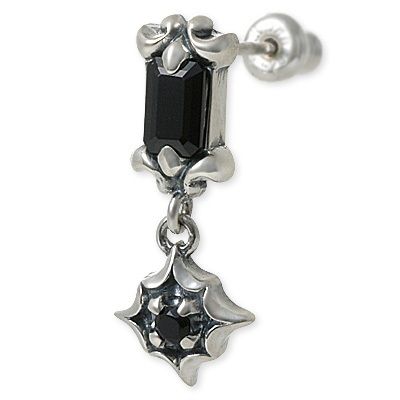 M'S COLLECTION シルバースタッドピアス(片耳用)