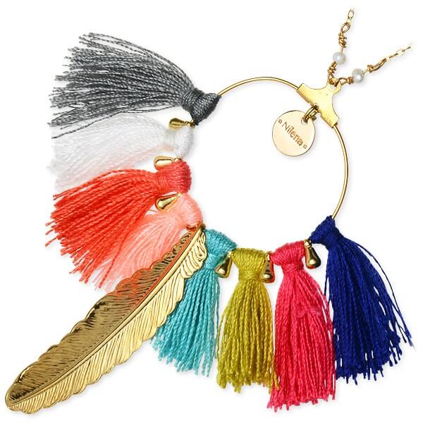 Nilena ブラスネックレス