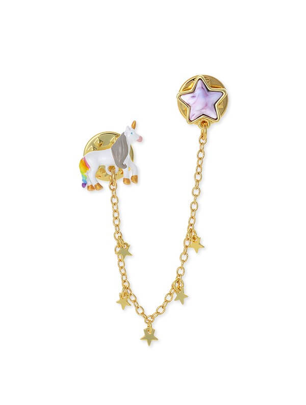 N2 by Les Nereides ブラスブローチ