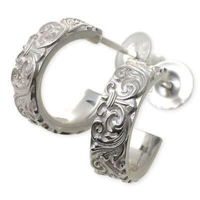 AQUA SILVER シルバーピアス(片耳用)