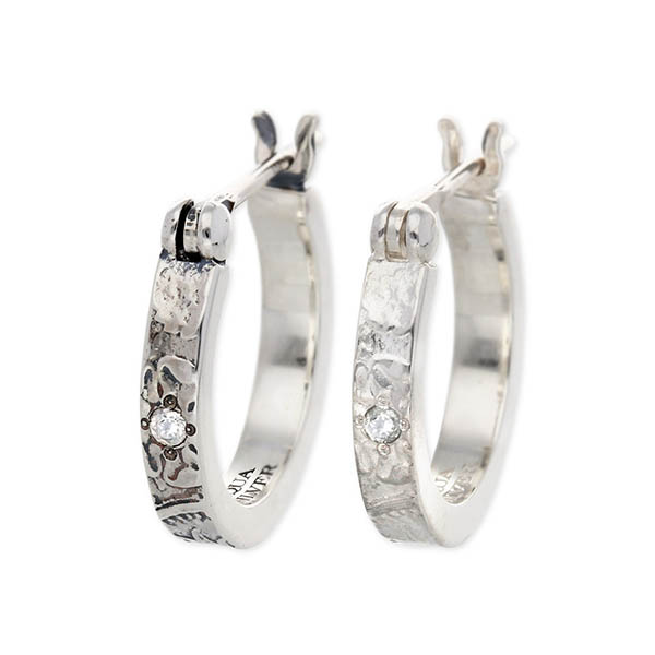 AQUA SILVER シルバーペアピアス