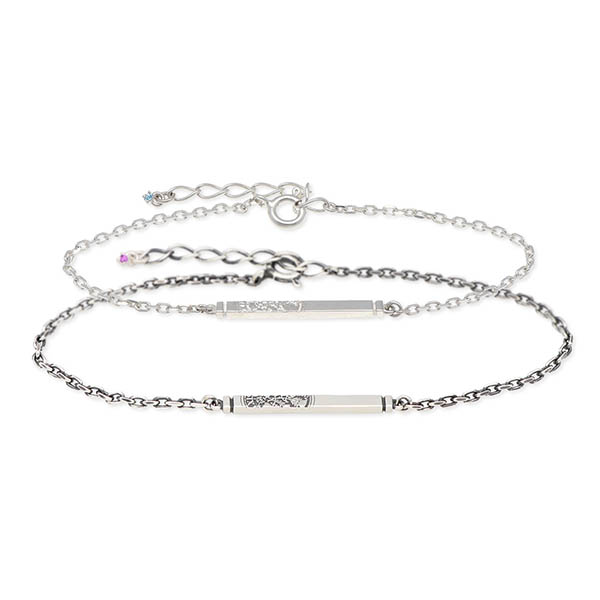 シルバーペアブレスレット