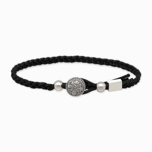 AQUA SILVER コードブレスレット