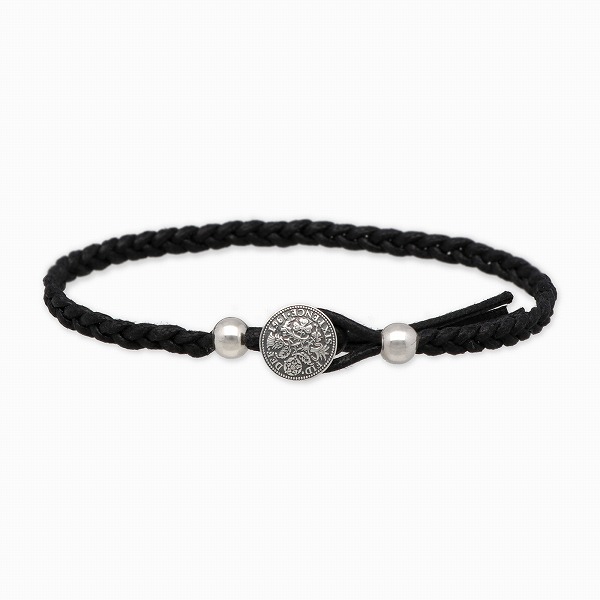 AQUA SILVER コードブレスレット