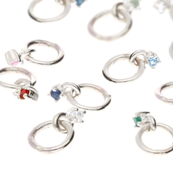 ブレスレット用誕生石パーツ（ペア価格）