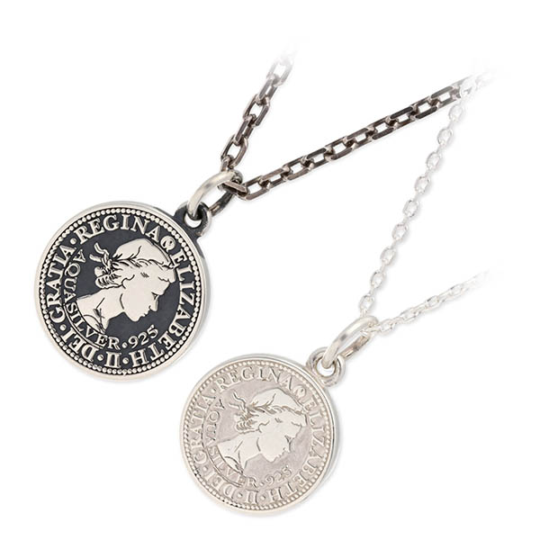 AQUA SILVER シルバーペアネックレス