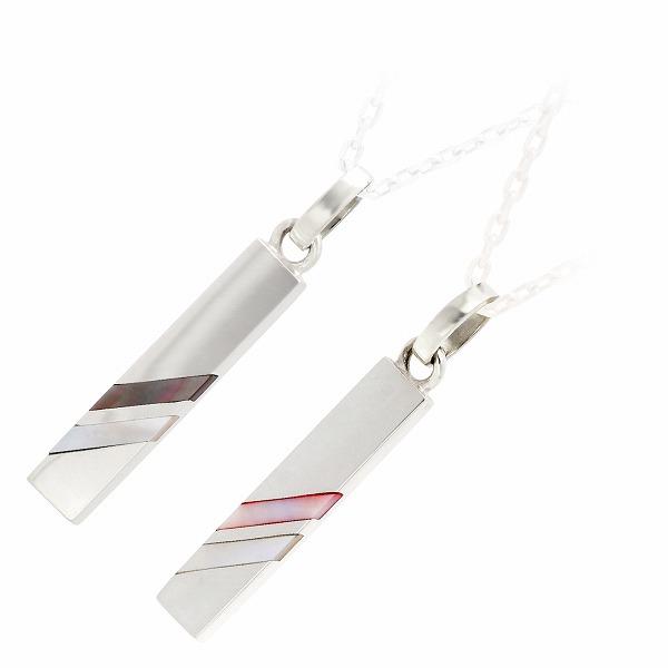 AQUA SILVER シルバーペアペンダントトップ