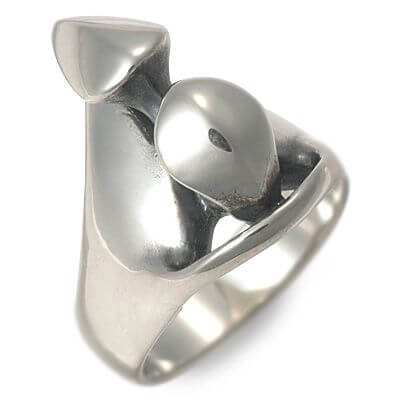 Ijeluna-homme シルバーリング