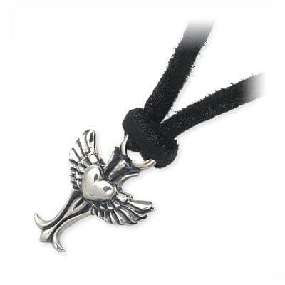 Ijeluna-homme レザーネックレス