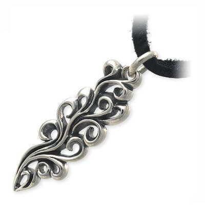 Ijeluna-homme レザーネックレス