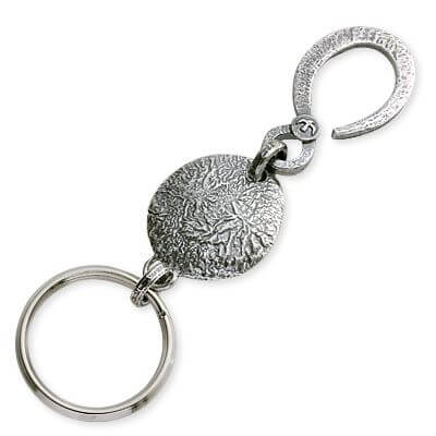 Ijeluna-homme シルバーキーホルダー