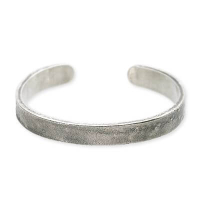 Ijeluna-homme シルバーバングル