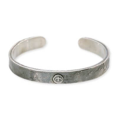 Ijeluna-homme シルバーバングル