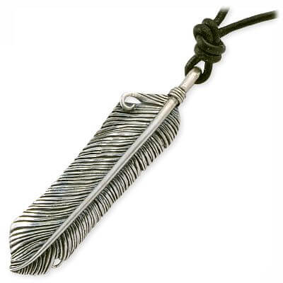 Ijeluna-homme レザーネックレス