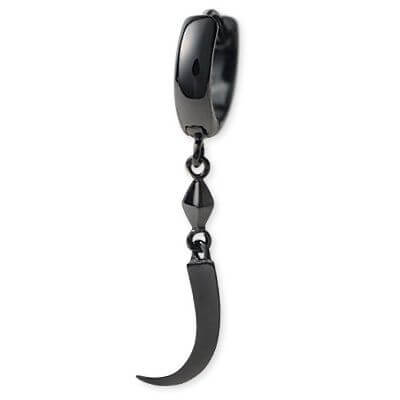 AZZURRO シルバーフープピアス(片耳用)