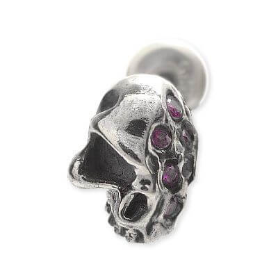 AZZURRO シルバースタッドピアス(片耳用)