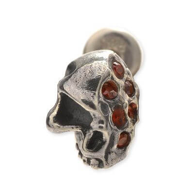 AZZURRO シルバースタッドピアス(片耳用)