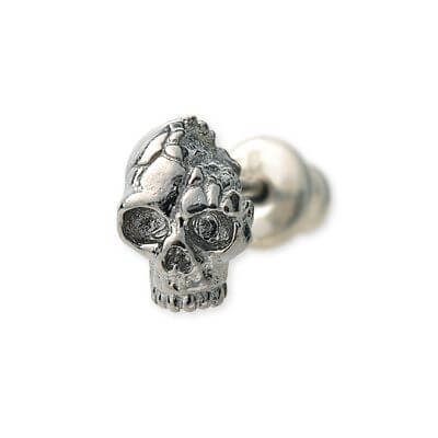 AZZURRO シルバースタッドピアス(片耳用)