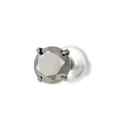 AZZURRO シルバースタッドピアス(片耳用)