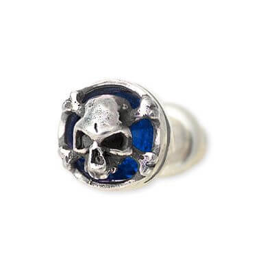 AZZURRO シルバースタッドピアス(片耳用)