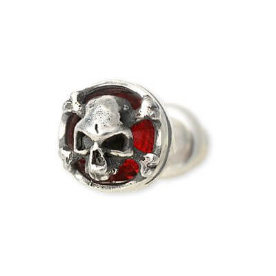 AZZURRO シルバースタッドピアス(片耳用)