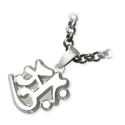 彫銀 シルバーネックレス