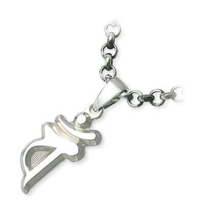 彫銀 シルバーネックレス