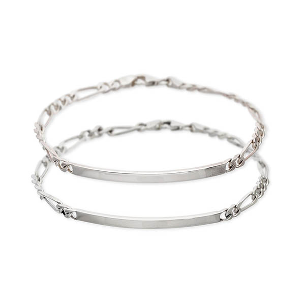 SATURNO シルバーペアブレスレット