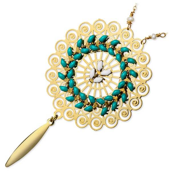 Nilena ブラスネックレス