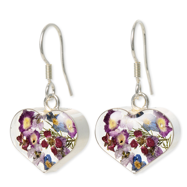 フラワーアクセサリー Candy Flower シルバーピアス