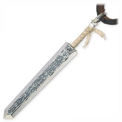 SAINTS レザーネックレス