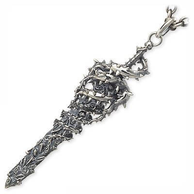 SAINTS シルバーネックレス