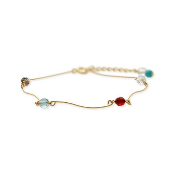 UZUOU ゴールドフィルドブレスレット