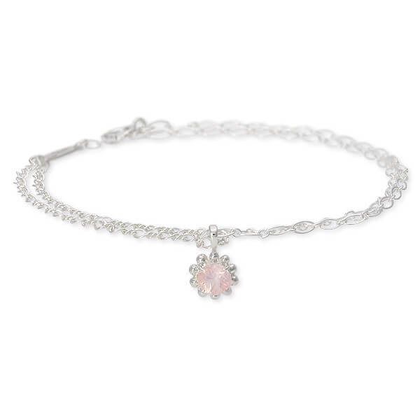 UZUOU シルバーブレスレット兼アンクレット