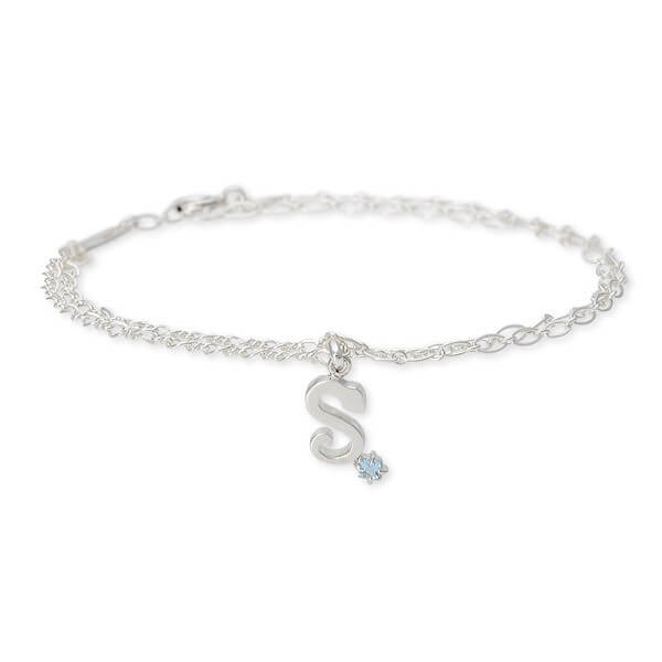 UZUOU シルバーブレスレット兼アンクレット